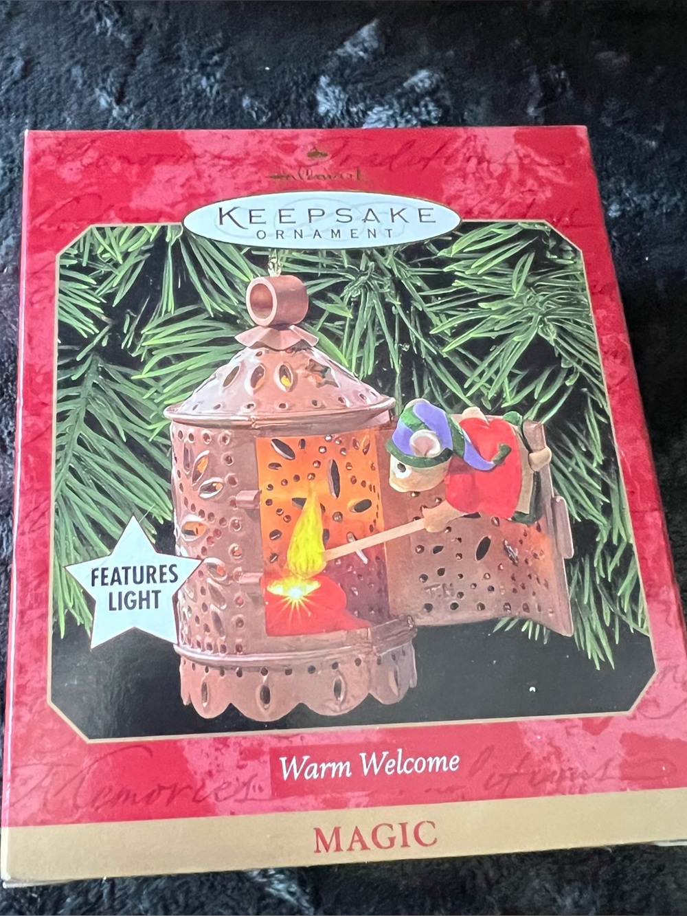 Hallmark Keepsake Ornament Mouse Warm Welcome 1999 Magic Light Up Christmas